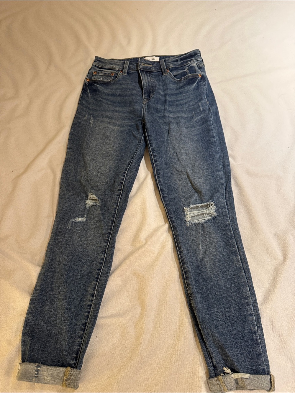 Pistola Skinny Distressed Jean